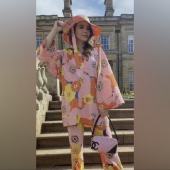 Zara Printed Shirt with Kimono Sleeves, Large - Picture 3 of 5